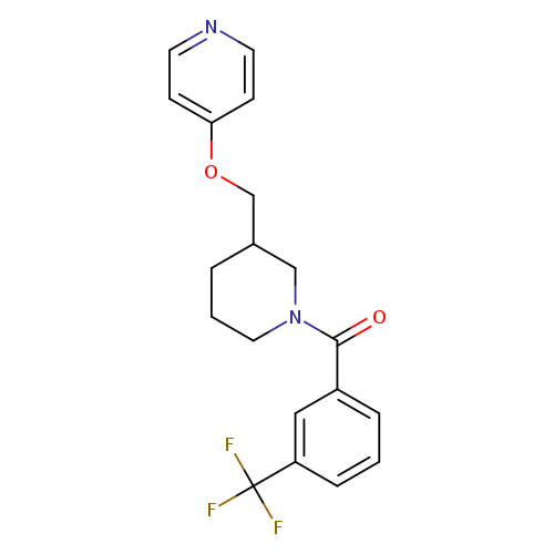 4-({1-[3-(trifluoromethyl)benzoyl]piperidin-3-yl}methoxy)pyridine