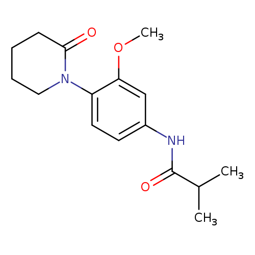 N-[3-methoxy-4-(2-oxopiperidin-1-yl)phenyl]-2-methylpropanamide