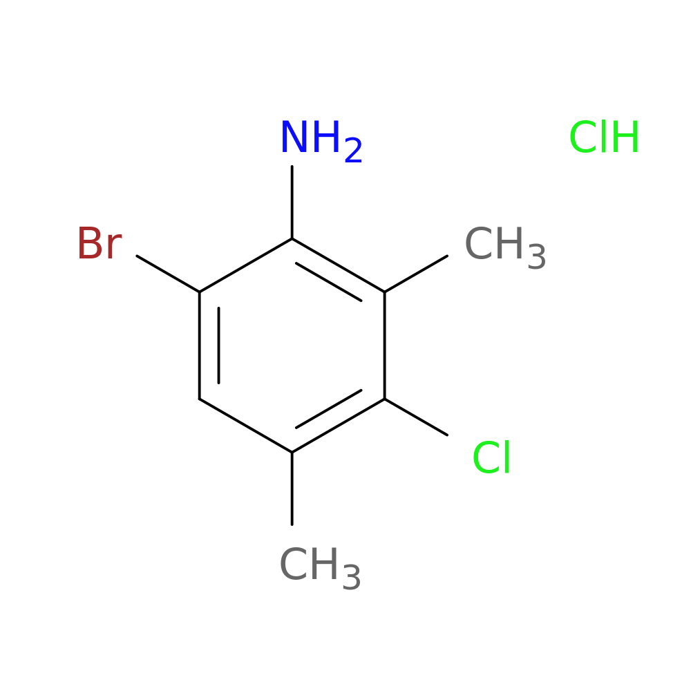 6-bromo-3-chloro-2,4-dimethylaniline hydrochloride
