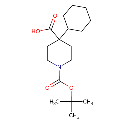Boc-4-cyclohexyl-piperidine-4-carboxylic acid