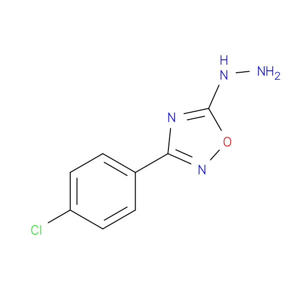 3-(4-chlorophenyl)-5-hydrazinyl-1,2,4-oxadiazole