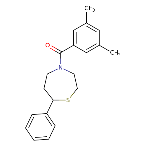 4-(3,5-dimethylbenzoyl)-7-phenyl-1,4-thiazepane