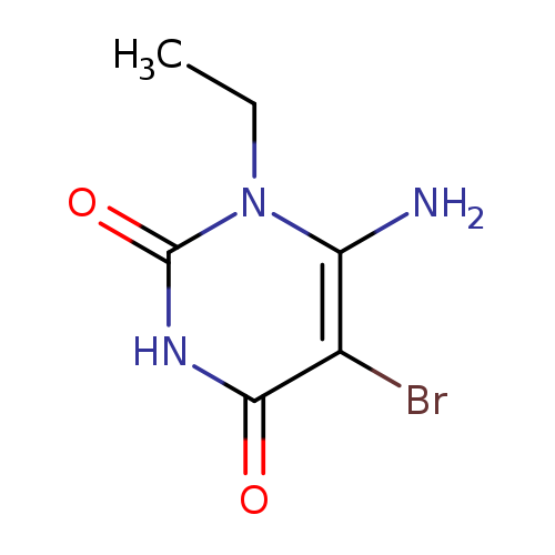 2,4(1H,3H)-Pyrimidinedione, 6-amino-5-bromo-1-ethyl-