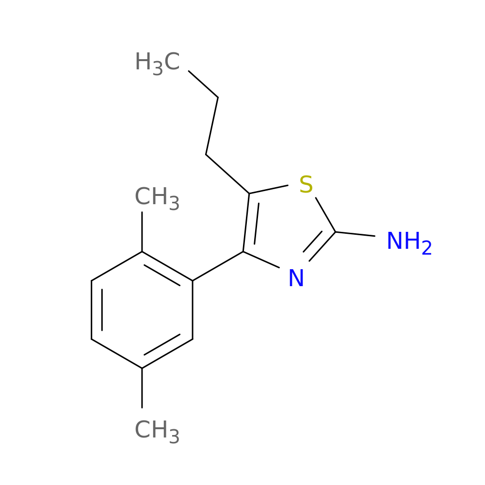 4-(2,5-dimethylphenyl)-5-propyl-1,3-thiazol-2-amine