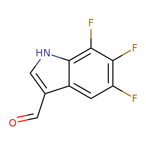 5,6,7-trifluoro-1h-indole-3-carbaldehyde