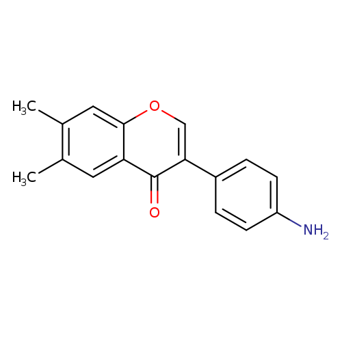3-(4-aminophenyl)-6,7-dimethyl-4H-chromen-4-one