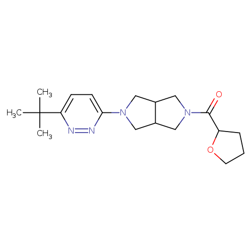3-tert-butyl-6-[5-(oxolane-2-carbonyl)-octahydropyrrolo[3,4-c]pyrrol-2-yl]pyridazine