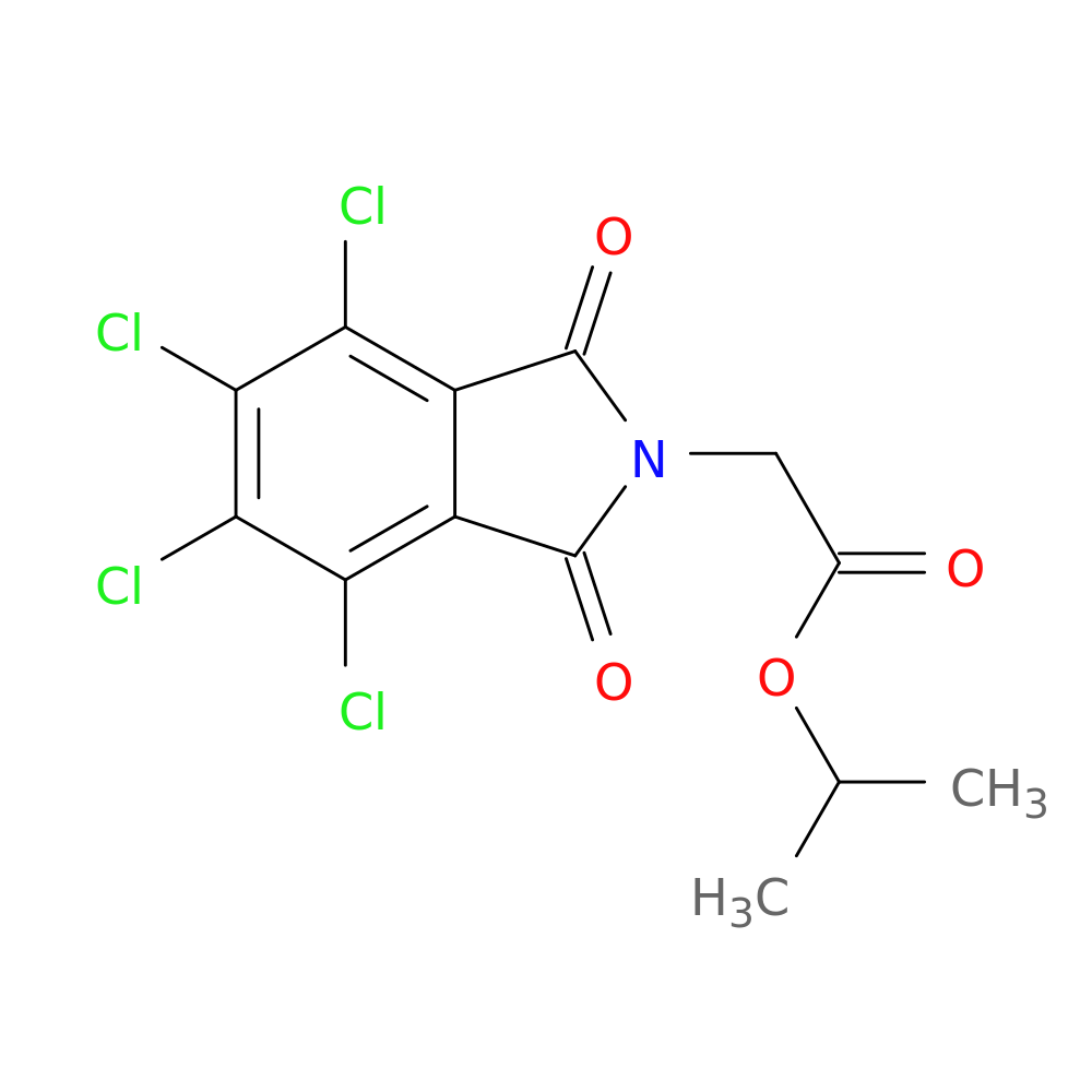 isopropyl (4,5,6,7-tetrachloro-1,3-dioxo-1,3-dihydro-2H-isoindol-2-yl)acetate