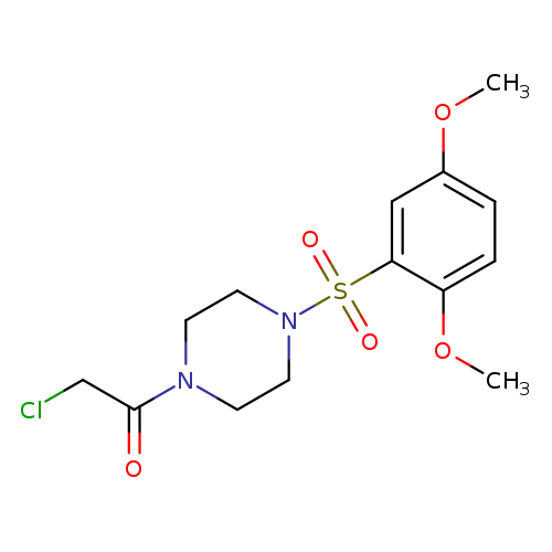 2-chloro-1-[4-(2,5-dimethoxybenzenesulfonyl)piperazin-1-yl]ethan-1-one