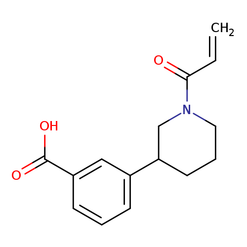 3-[1-(prop-2-enoyl)piperidin-3-yl]benzoicacid