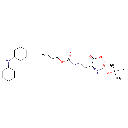 Dicyclohexylamine (S)-4-(((allyloxy)carbonyl)amino)-2-((tert-butoxycarbonyl)amino)butanoate