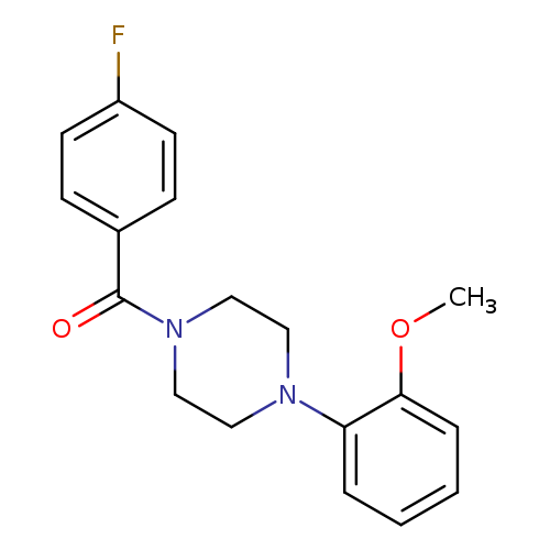 1-(4-fluorobenzoyl)-4-(2-methoxyphenyl)piperazine