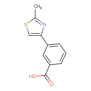 3-(2-Methyl-1,3-thiazol-4-yl)benzoic acid