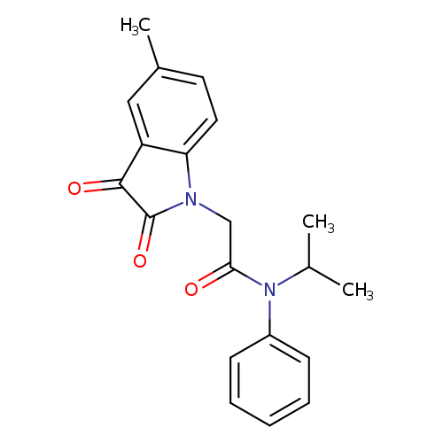 2-(5-methyl-2,3-dioxo-2,3-dihydro-1H-indol-1-yl)-N-phenyl-N-(propan-2-yl)acetamide