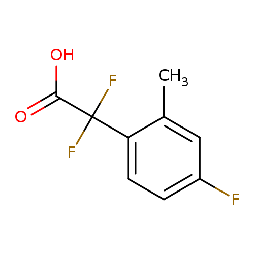 2,2-difluoro-2-(4-fluoro-2-methylphenyl)acetic acid