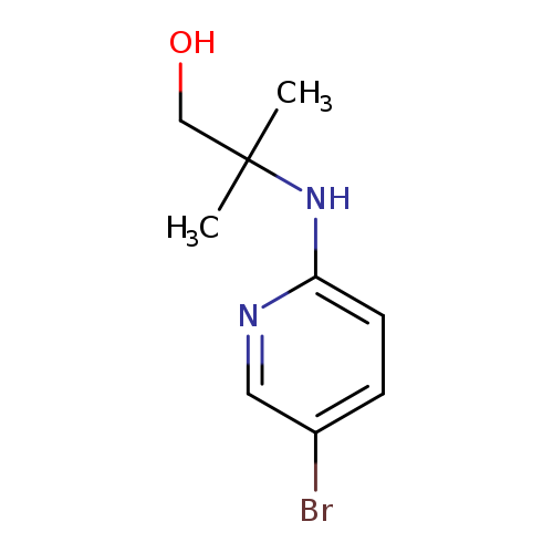 2-((5-Bromopyridin-2-yl)amino)-2-methylpropan-1-ol