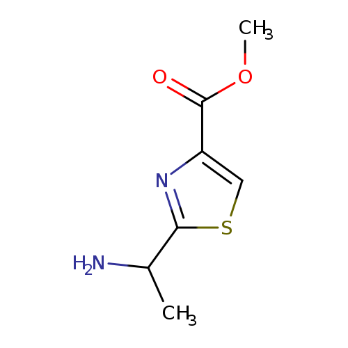methyl 2-(1-aminoethyl)-1,3-thiazole-4-carboxylate
