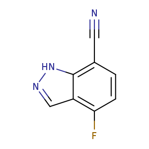 1H-Indazole-7-carbonitrile, 4-fluoro-