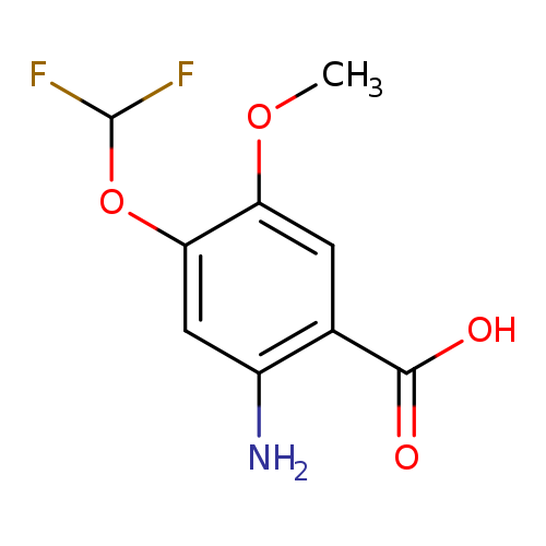 2-Amino-4-(difluoromethoxy)-5-methoxybenzoic acid
