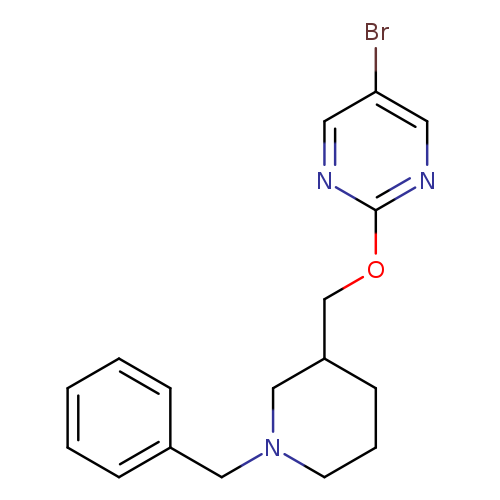 2-[(1-benzylpiperidin-3-yl)methoxy]-5-bromopyrimidine