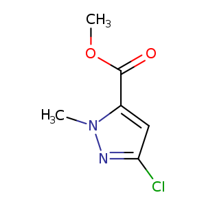 1H-Pyrazole-5-carboxylic acid， 3-chloro-1-methyl-， methyl ester