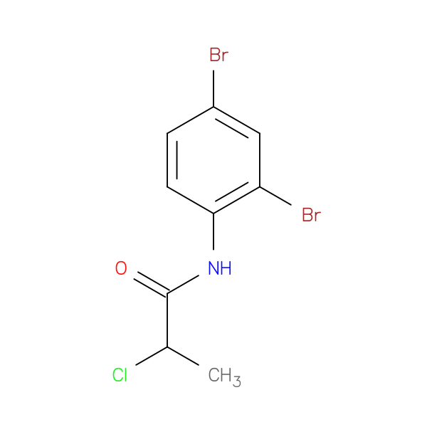 2-chloro-N-(2,4-dibromophenyl)propanamide