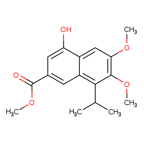 Methyl 4-hydroxy-8-isopropyl-6,7-dimethoxy-2-naphthoate