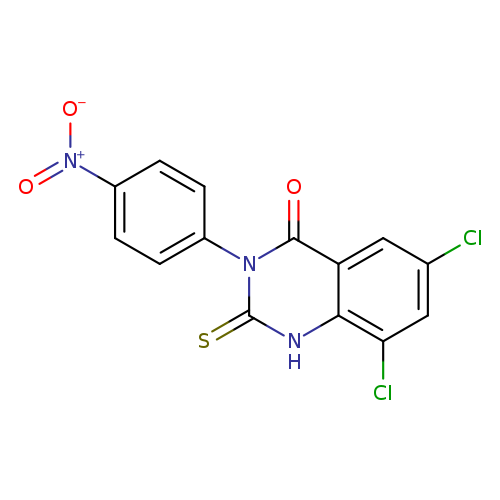6,8-Dichloro-3-(4-nitrophenyl)-2-thioxo-2,3-dihydroquinazolin-4(1H)-one