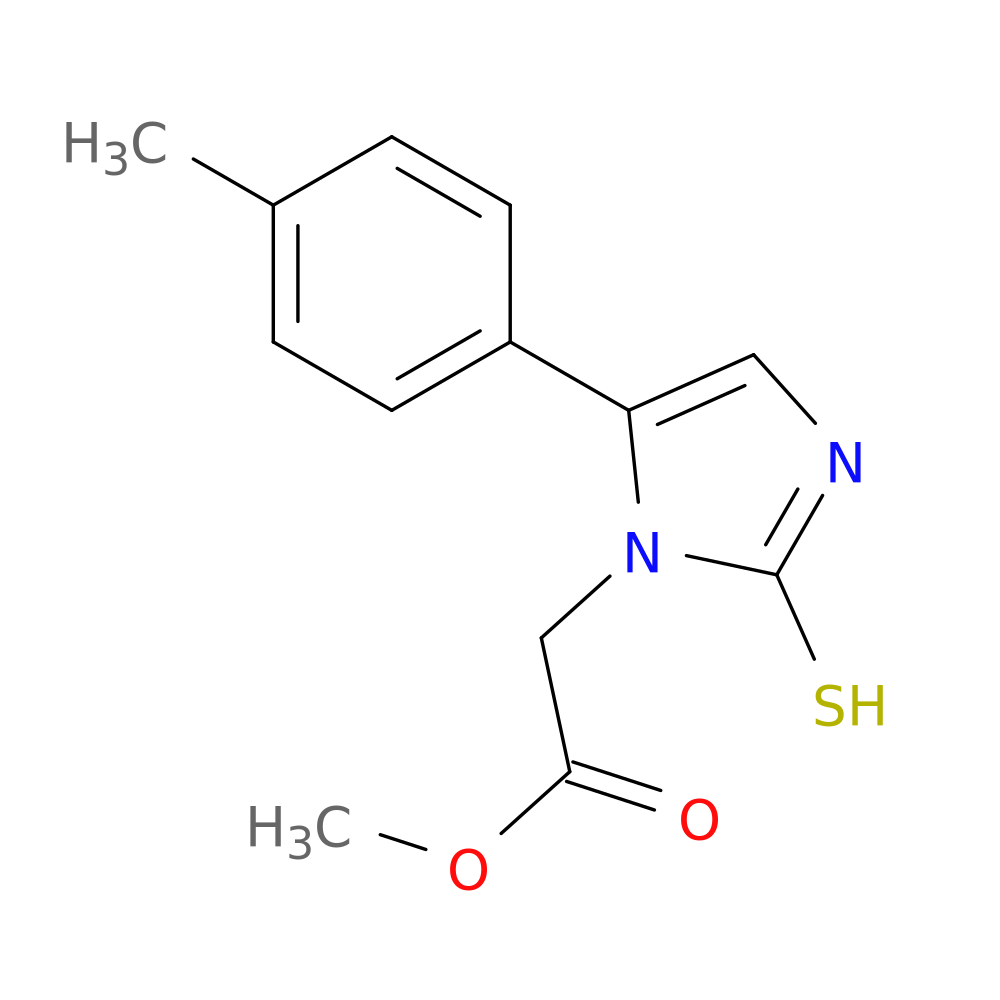 Methyl [2-mercapto-5-(4-methylphenyl)-1H-imidazol-1-yl]acetate