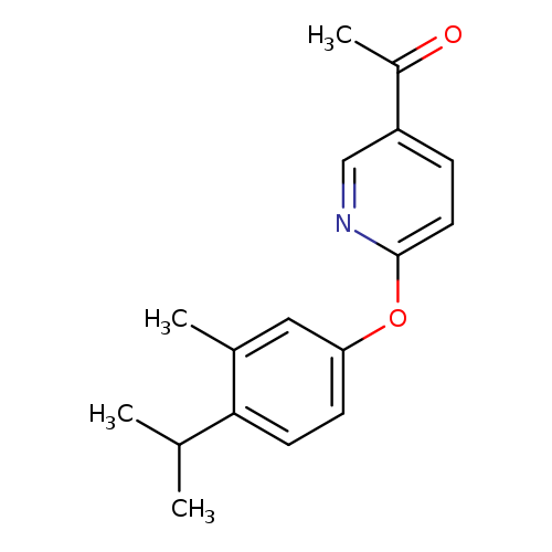 5-Acetyl-2-(4-isopropyl-3-methylphenoxy) pyridine