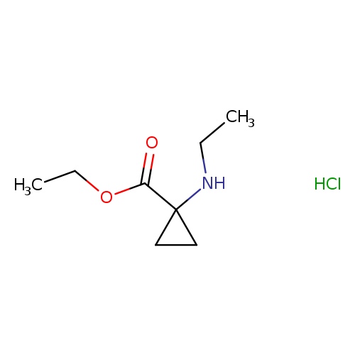 ethyl 1-(ethylamino)cyclopropane-1-carboxylate hydrochloride