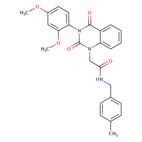 2-[3-(2,4-dimethoxyphenyl)-2,4-dioxo-1,2,3,4-tetrahydroquinazolin-1-yl]-N-[(4-methylphenyl)methyl]acetamide