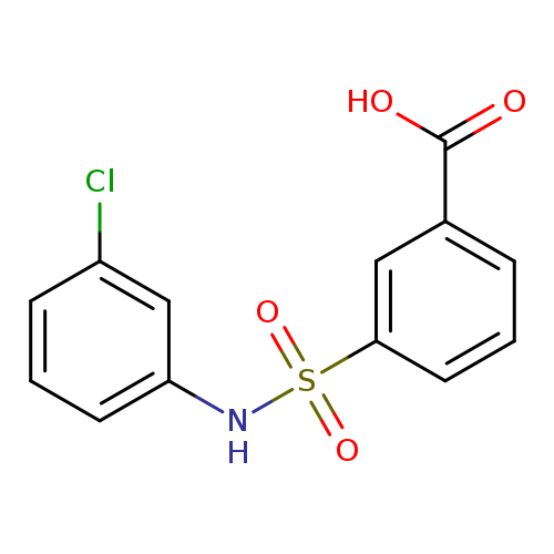 3-[(3-chlorophenyl)sulfamoyl]benzoic acid