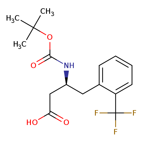 (S)-3-((tert-Butoxycarbonyl)amino)-4-(2-(trifluoromethyl)phenyl)butanoic acid