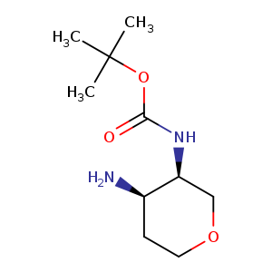 Carbamic acid, N-[(3R,4R)-4-aminotetrahydro-2H-pyran-3-yl]-, 1,1-dimethylethyl ester