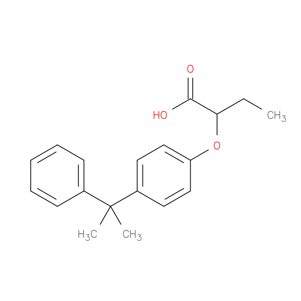 2-[4-(1-Methyl-1-phenylethyl)phenoxy]butanoic acid