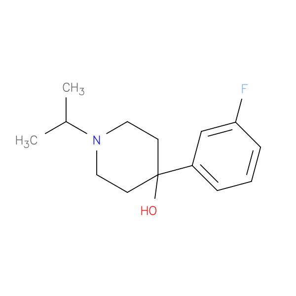 4-(3-Fluorophenyl)-4-hydroxy-1-iso-propylpiperidine