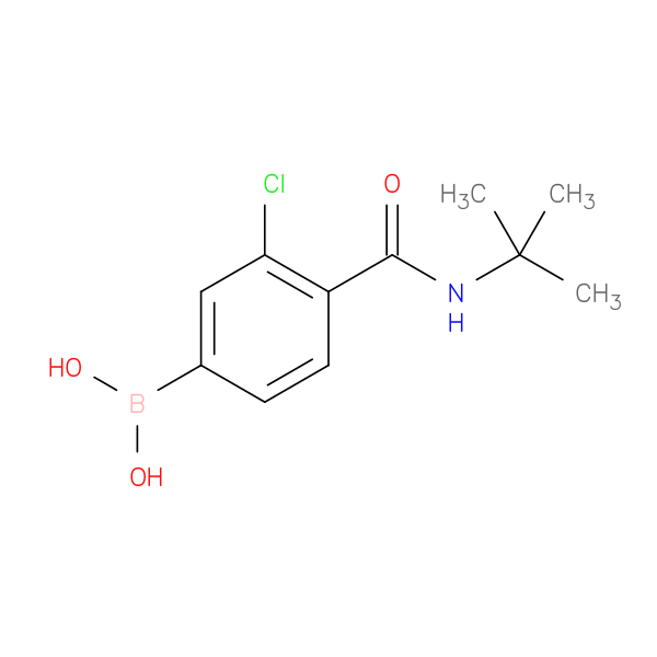 3-Chloro-4-(N-tert-butylcarbamoyl)phenylboronic acid