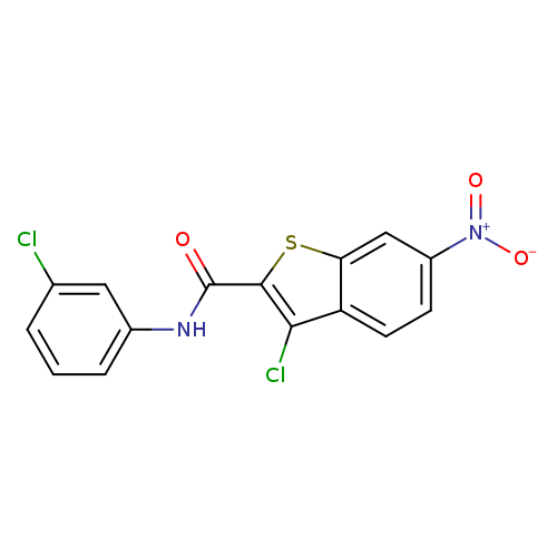 3-chloro-N-(3-chlorophenyl)-6-nitro-1-benzothiophene-2-carboxamide