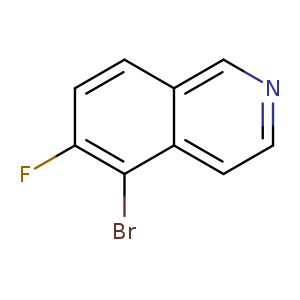 Isoquinoline, 5-bromo-6-fluoro-