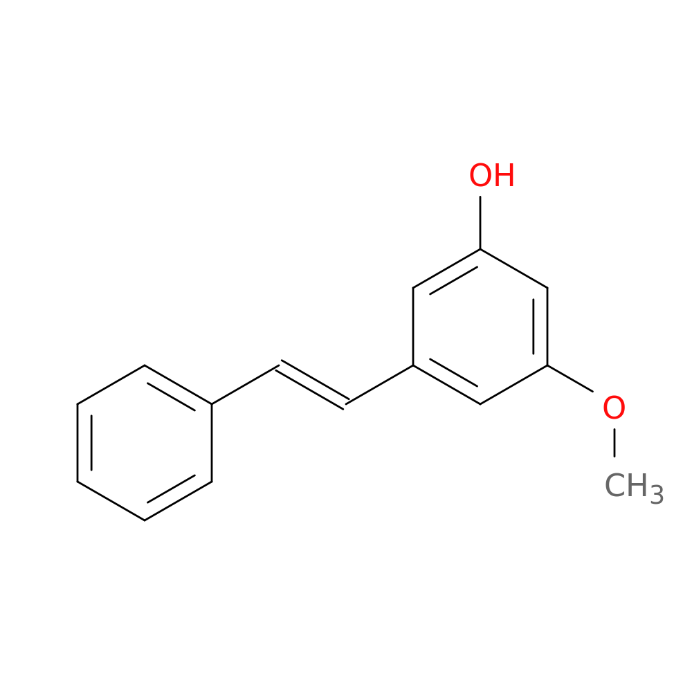 (E)-3-Hydroxy-5-Methoxystilbene