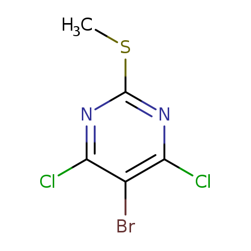 5-bromo-4,6-dichloro-2-methylsulfanylpyrimidine