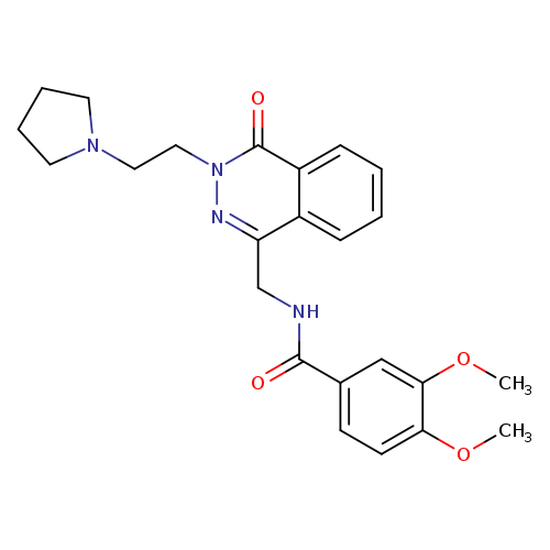 3,4-dimethoxy-N-({4-oxo-3-[2-(pyrrolidin-1-yl)ethyl]-3,4-dihydrophthalazin-1-yl}methyl)benzamide