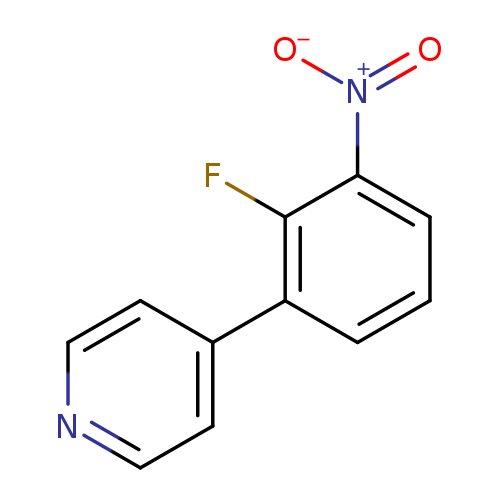 4-(2-fluoro-3-nitrophenyl)pyridine