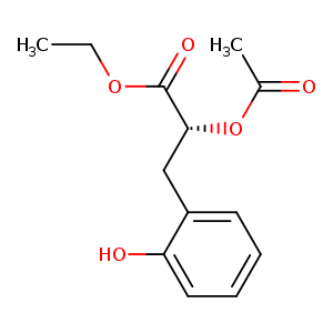 ethyl (2R)-2-acetoxy-3-(2-hydroxyphenyl)propanoate