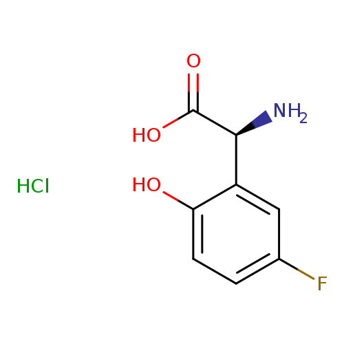 (S)-2-Amino-2-(5-fluoro-2-hydroxyphenyl)acetic acid hydrochloride
