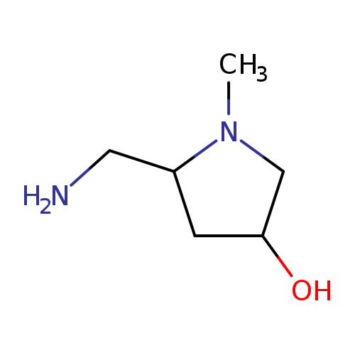 5-(aminomethyl)-1-methylpyrrolidin-3-ol