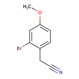 Benzeneacetonitrile, 2-bromo-4-methoxy-