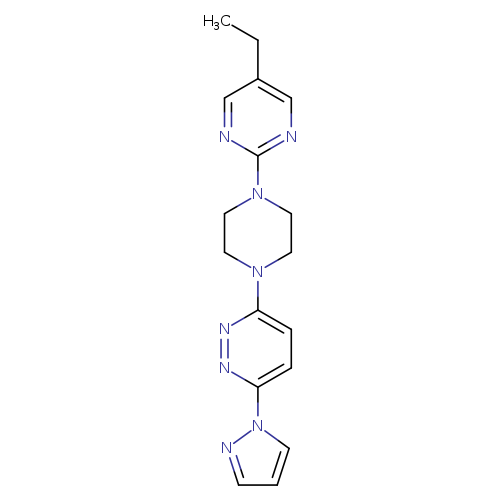 3-[4-(5-ethylpyrimidin-2-yl)piperazin-1-yl]-6-(1H-pyrazol-1-yl)pyridazine