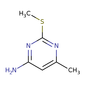 4-Pyrimidinamine, 6-methyl-2-(methylthio)-